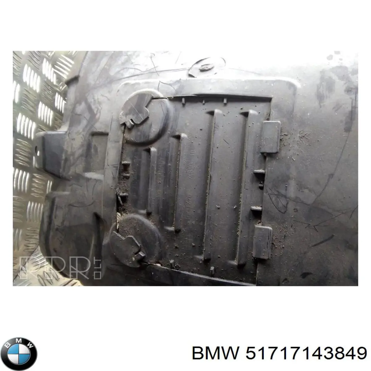 Tapa de guardabarros delantero izquierdo BMW 51717143849