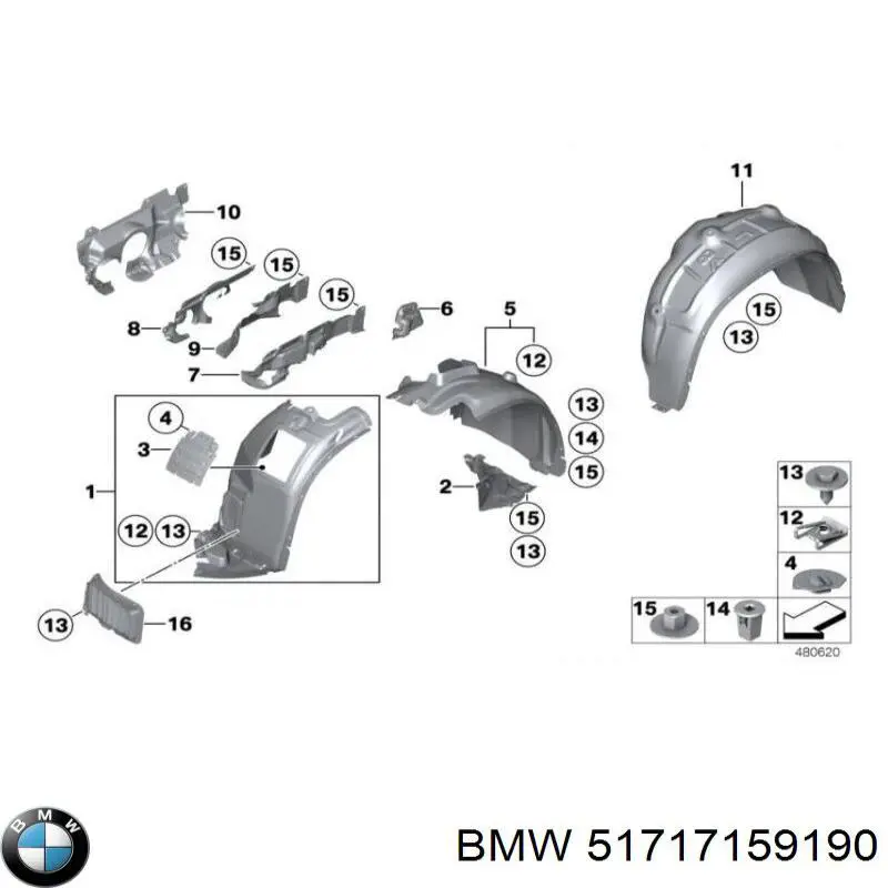  BMW 51717159190 precio, desde 31,94 EUR