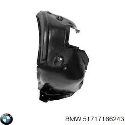 Guardalodos interior izquierdo, guardafango delantero BMW 51717166243 precio, desde 59,80 EUR