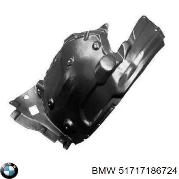 Guardabarros interior trasero derecho del guardafango delantero BMW 51717186724 precio, desde 41,81 EUR