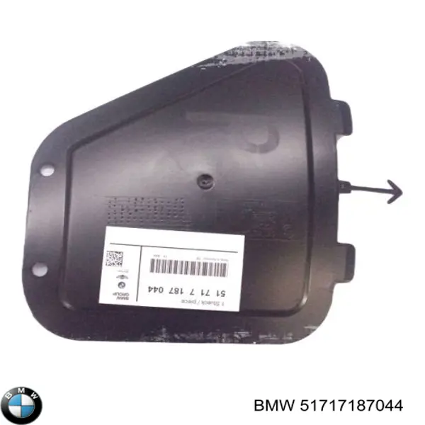 51717187044 BMW forro de guardabarros delantero derecho