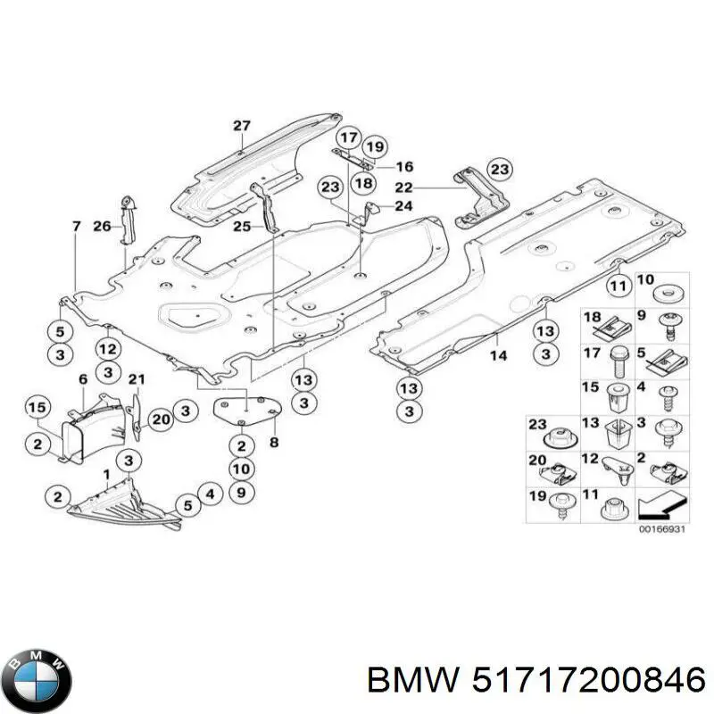 Protección de cárter BMW 51717200846 precio, desde 57,30 EUR