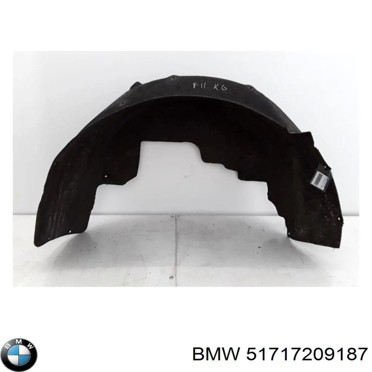 51717209187 BMW guardabarros interior, aleta trasera, izquierdo