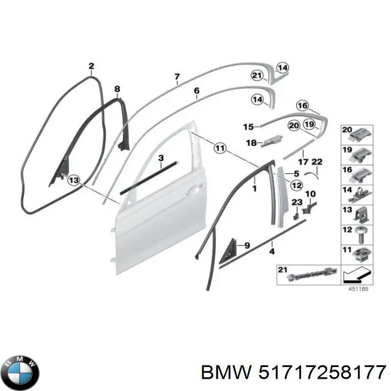 701 5105 Autotechteile rejilla de limpiaparabrisas