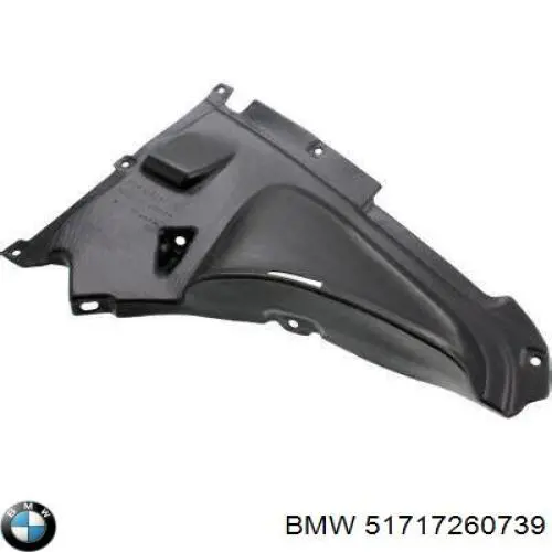 Comprar 51717260739 BMW Protector contra salpicaduras del paso de rueda delantero