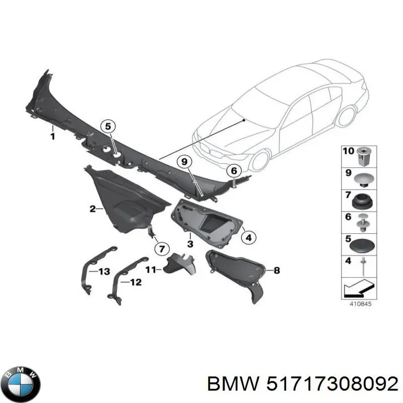  BMW 51717308092 precio, desde 15,55 EUR