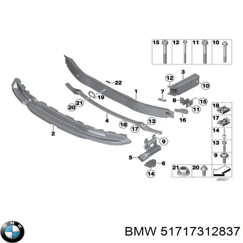 Comprar 51717312837 BMW Guardalodos delantero izquierdo