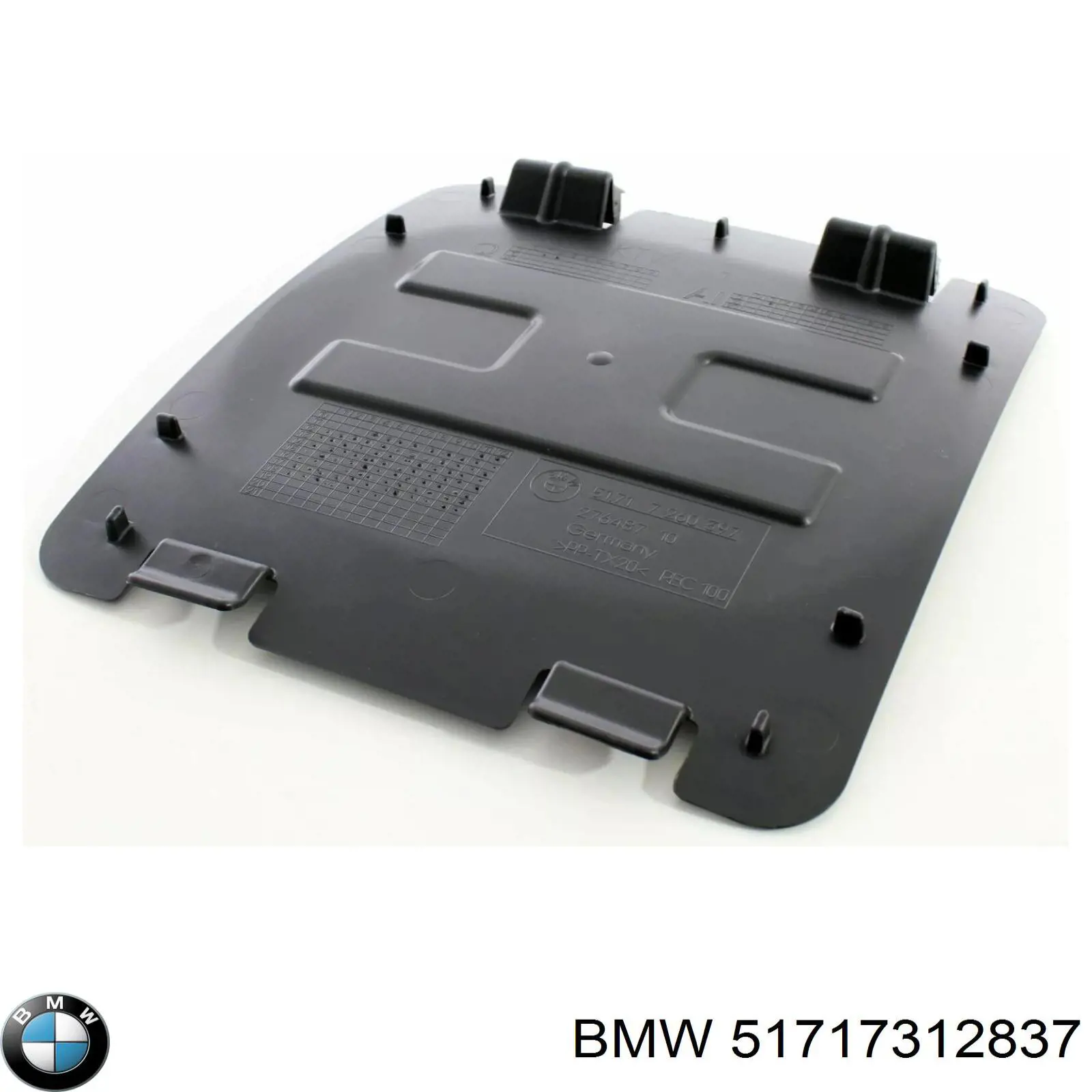 51717312837 BMW guardabarros interior, aleta delantera, izquierdo delantero