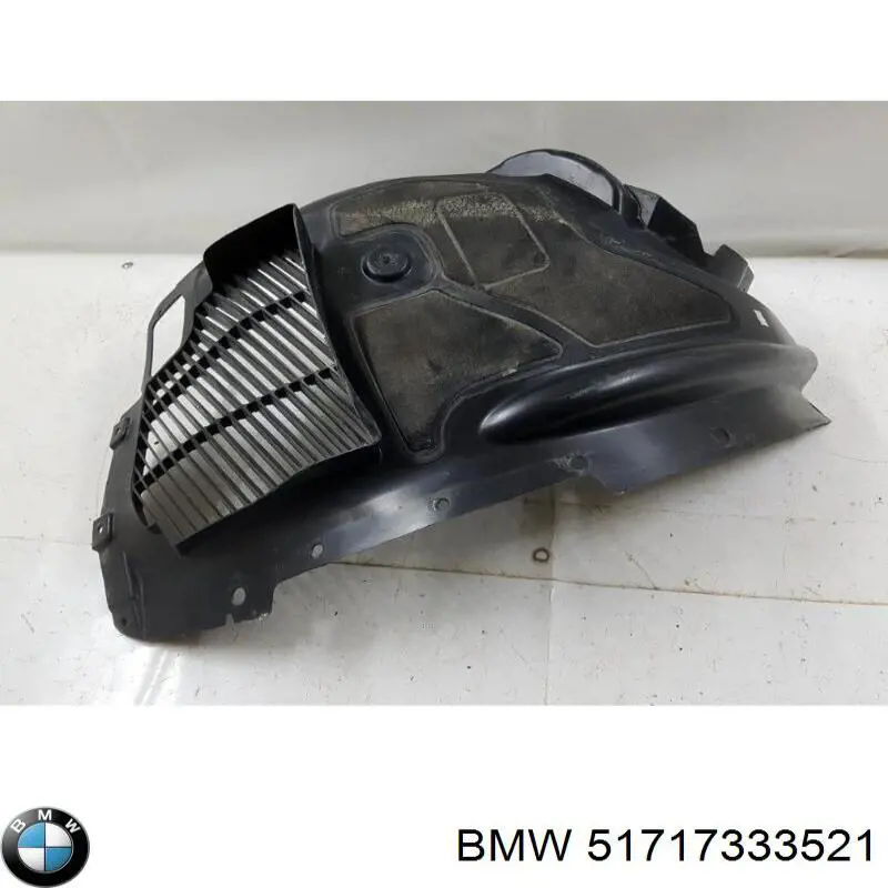 51717333521 BMW guardabarros interior, aleta delantera, izquierdo delantero