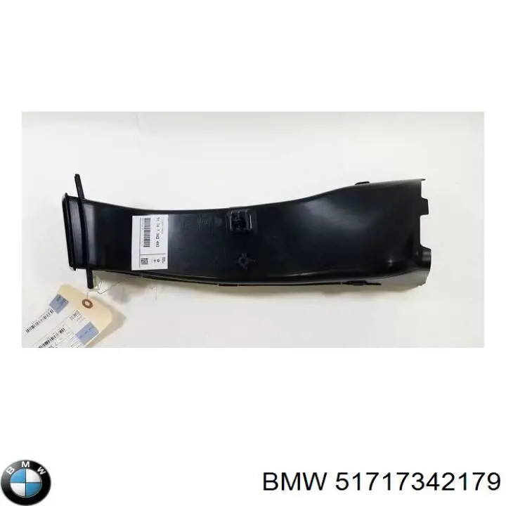 51717342179 BMW guardabarros interior, aleta delantera, izquierdo