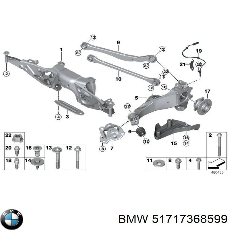 Guardalodos delantero izquierdo BMW 51717368599 precio, desde 96,06 EUR