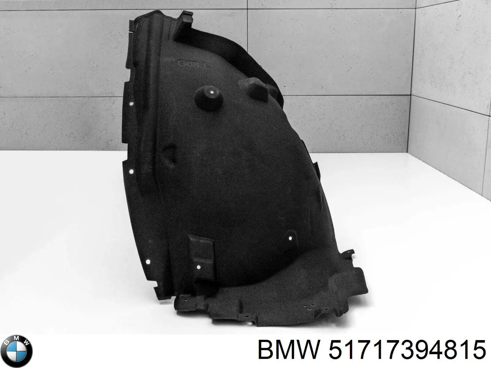 51717394815 BMW guardabarros interior, aleta delantera, izquierdo trasero