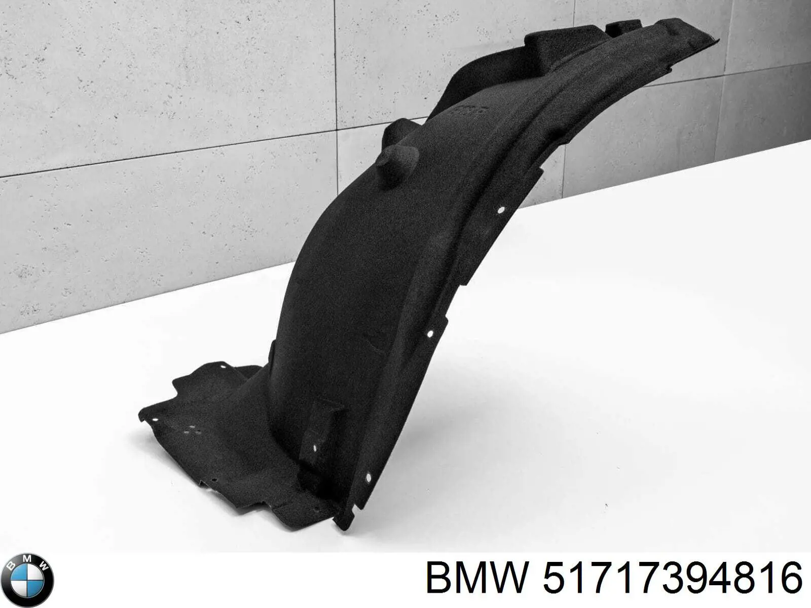 51717394816 BMW guardabarros interior, aleta delantera, derecho trasero