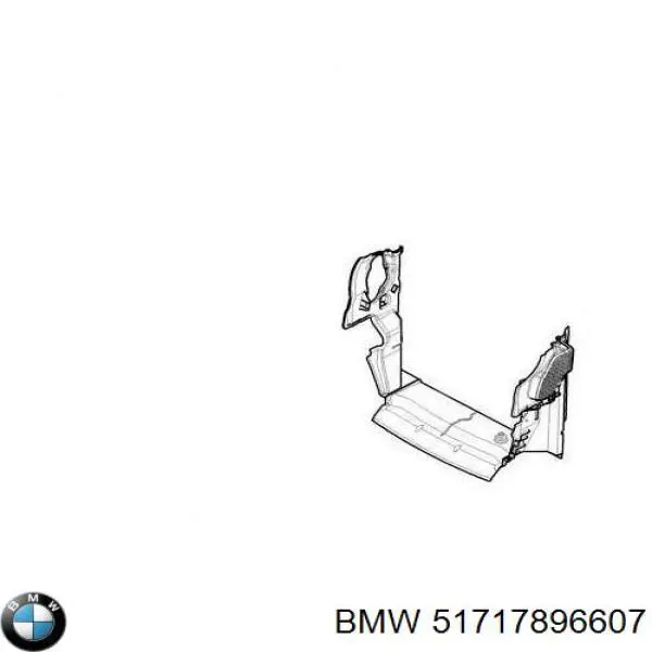 Comprar 51717896607 BMW Protector contra salpicaduras del paso de rueda delantero
