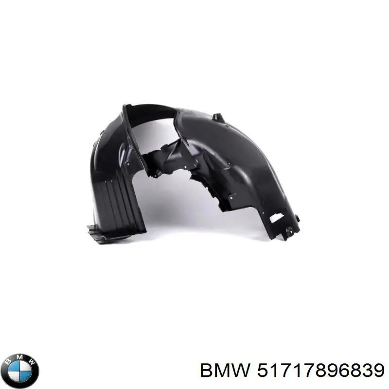 51717896839 BMW guardabarros interior, aleta delantera, izquierdo