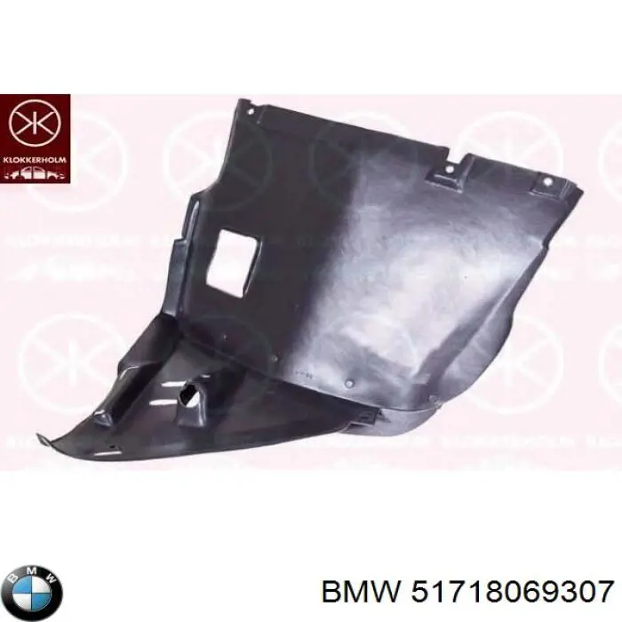Comprar 51718069307 BMW Protector contra salpicaduras del paso de rueda delantero