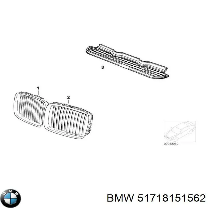 Paso rueda 51718151562 BMW