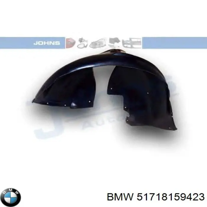 Guardabarros interior, aleta delantera, izquierdo para BMW 5 (E39)