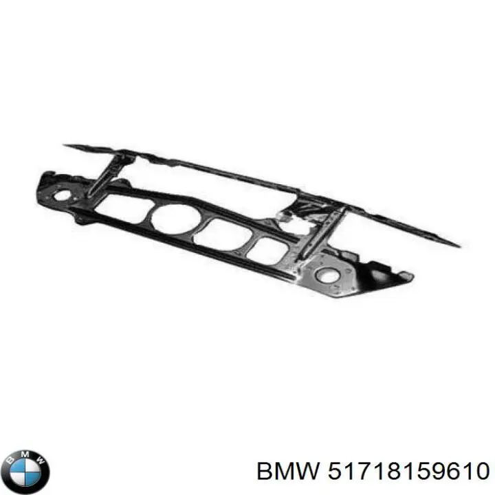 Soporte de radiador completo (panel de montaje para foco) para BMW 5 (E39)