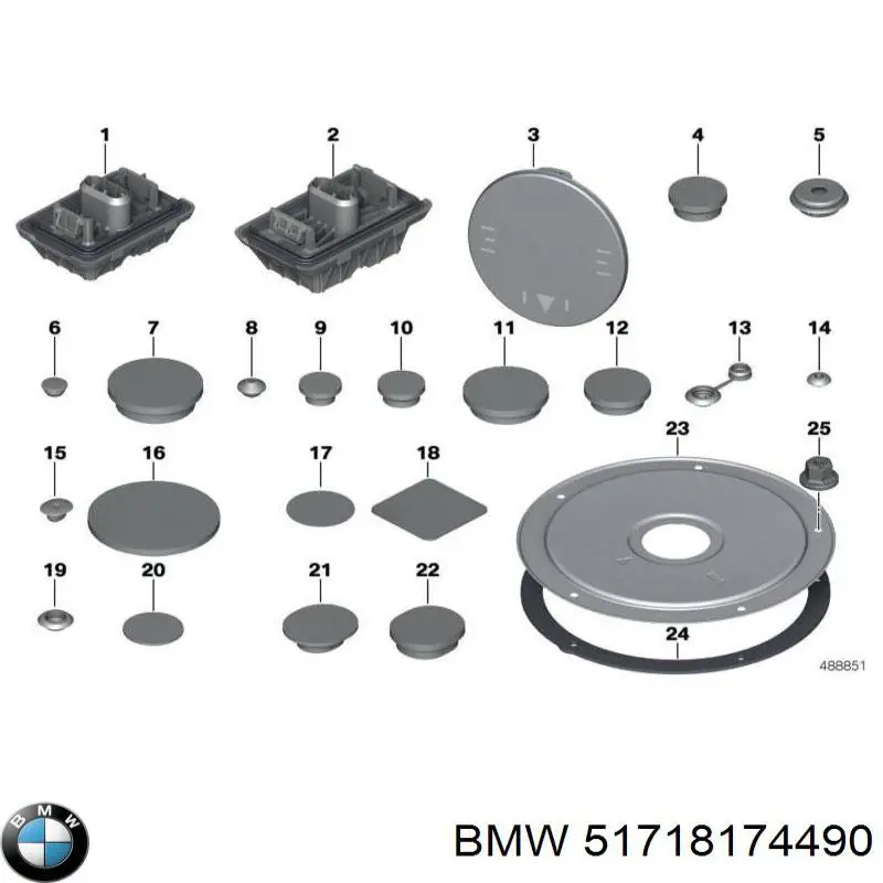  BMW 51718174490 precio, desde 2,60 EUR
