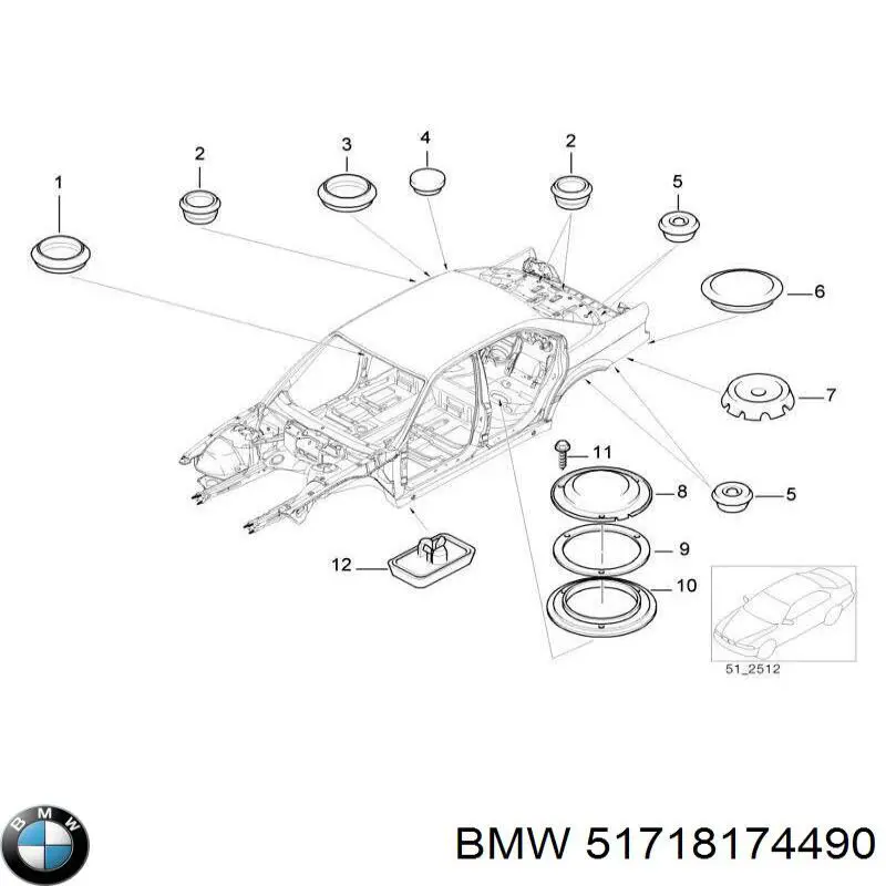 Comprar 51718174490 BMW 