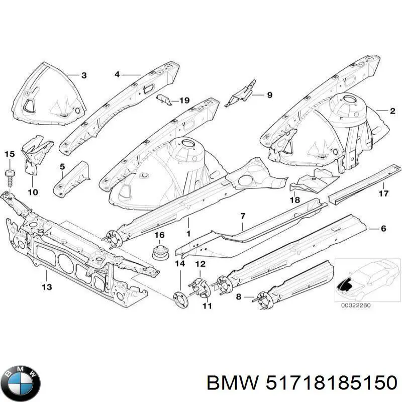 Comprar 51718185150 BMW 