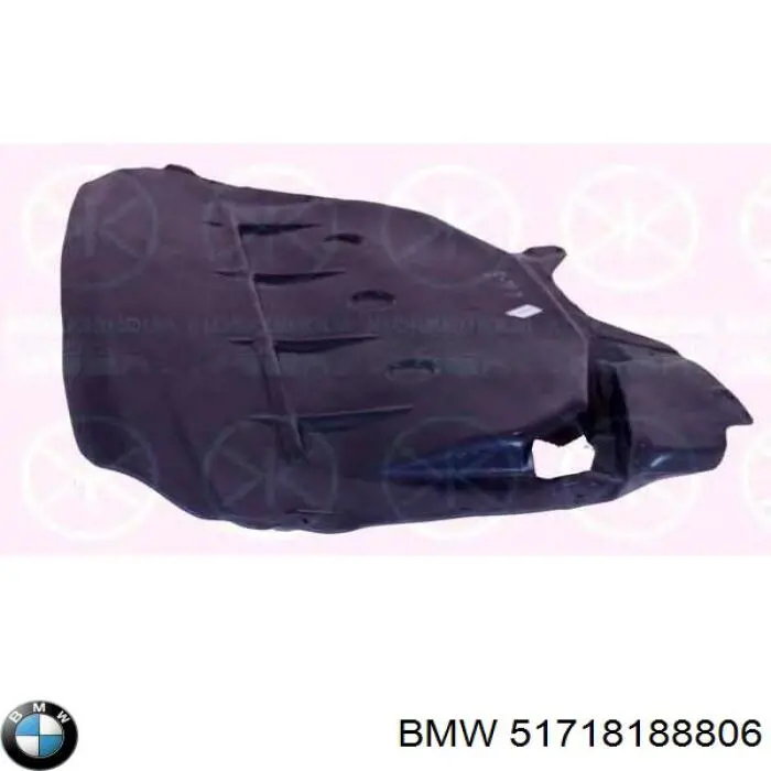 51718188806 BMW protección motor / empotramiento