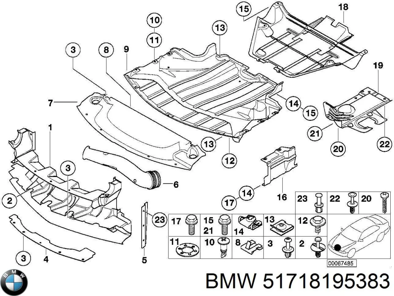  BMW 51718195383 precio, desde 2,48 EUR
