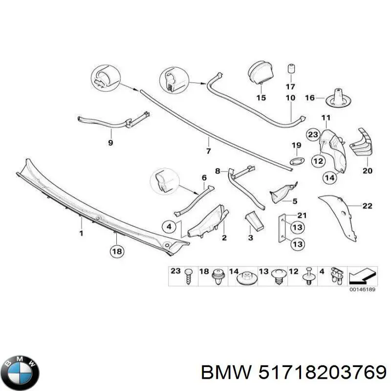  BMW 51718203769 precio, desde 9,45 EUR