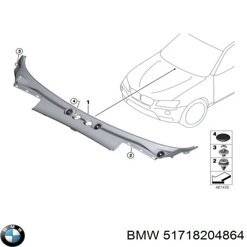  BMW 51718204864 precio, desde 24,06 EUR