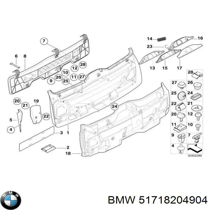  BMW 51718204904 precio, desde 4,99 EUR