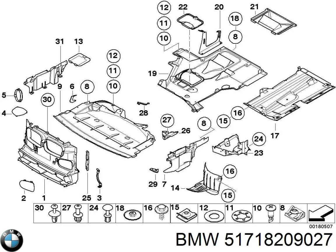  BMW 51718209027 precio, desde 17,50 EUR