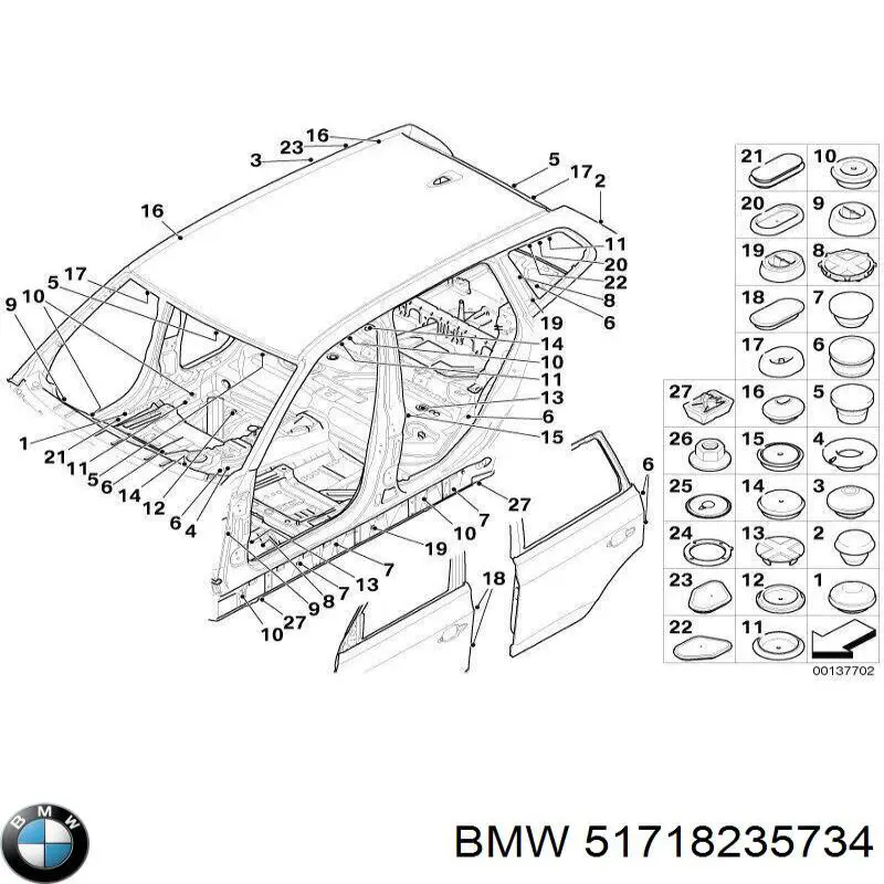 Kit de reparación, cilindro de freno principal BMW 51718235734 precio, desde 1,30 EUR
