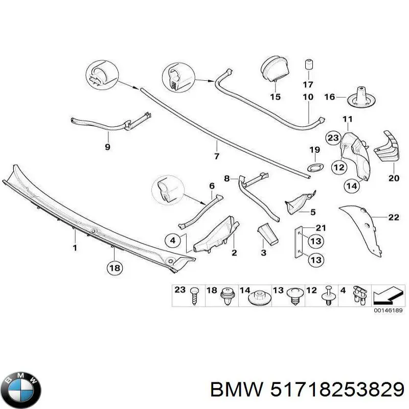  BMW 51718253829 precio, desde 14,95 EUR
