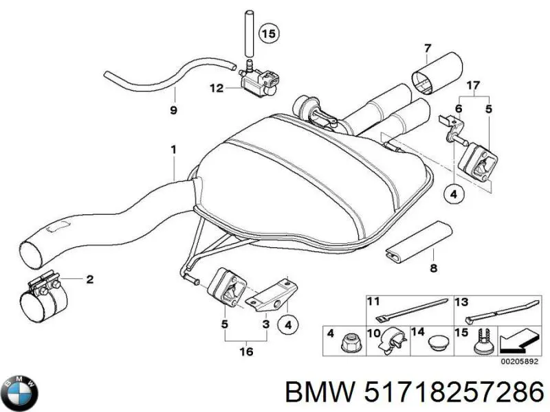  BMW 51718257286 precio, desde 1,06 EUR