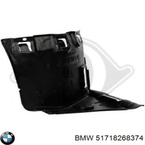 Comprar 51718268374 BMW Guardalodos interior delantero derecho