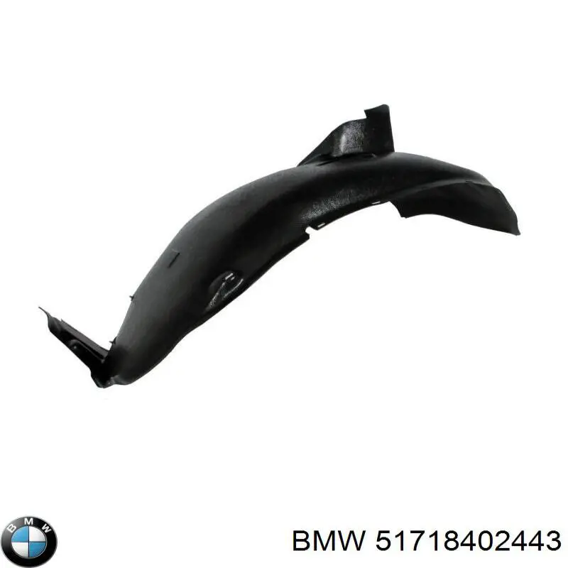 Guardalodos interior izquierdo, guardafango delantero BMW 51718402443 precio, desde 50,11 EUR