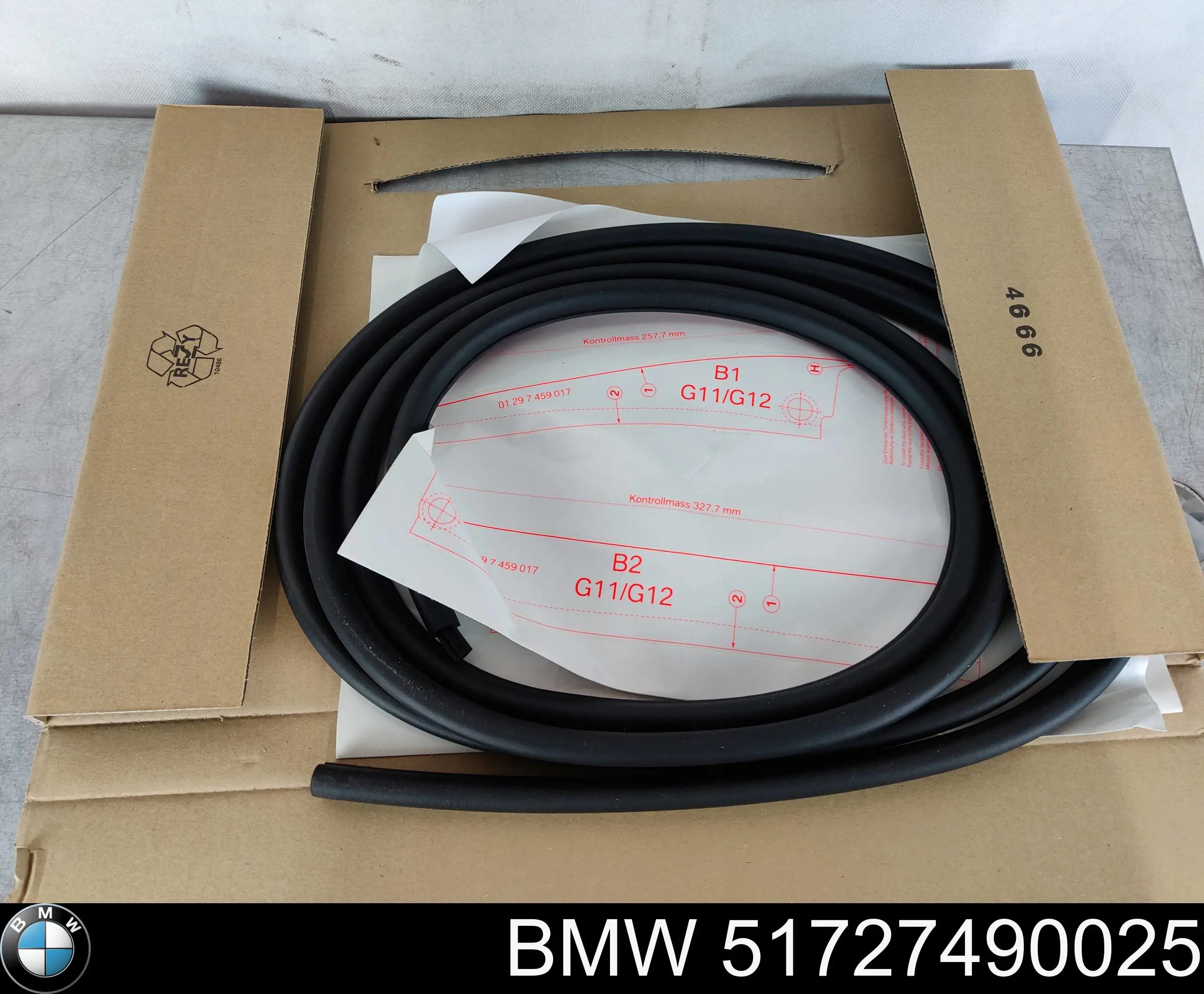 Sellador de puerta delantera BMW 51727490025 precio, desde 311,33 EUR