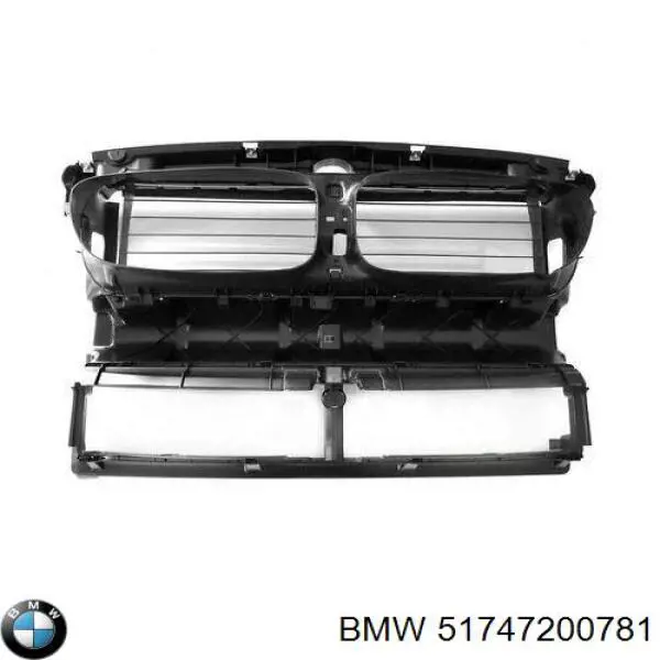 51747200781 BMW deflector de aire, radiador
