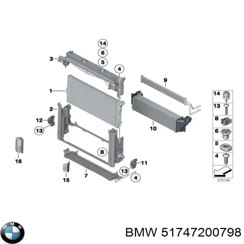 Conducto de aire del disco de freno derecho BMW 51747200798 precio, desde 17,12 EUR