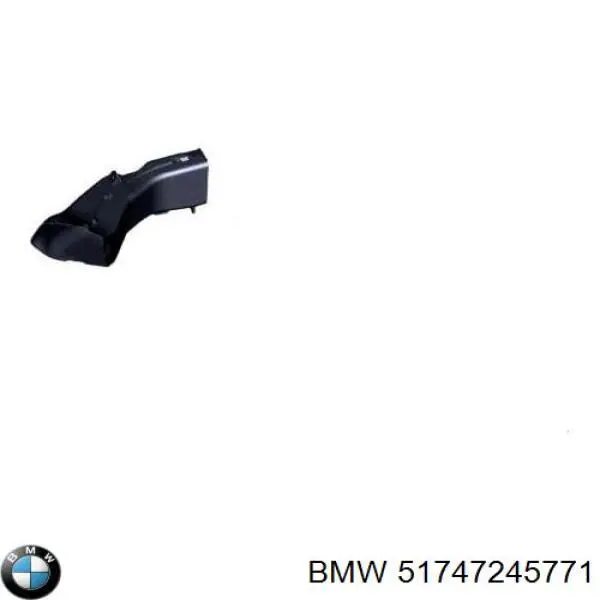 Deflector de aire del radiador BMW 51747245771 precio, desde 119,33 EUR