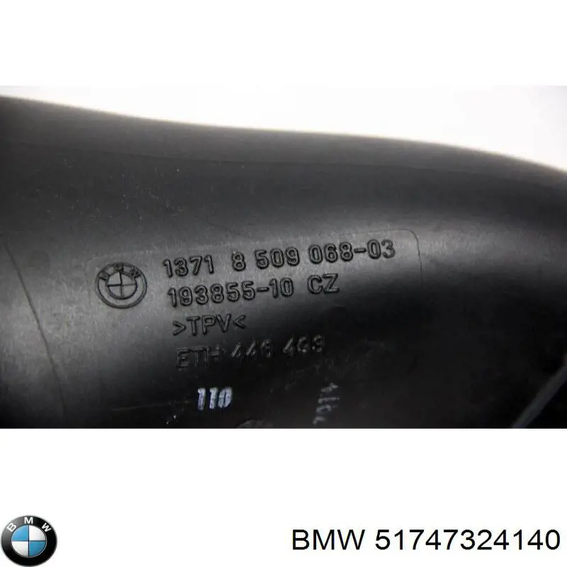 51747324140 BMW Deflector de aire del radiador derecho