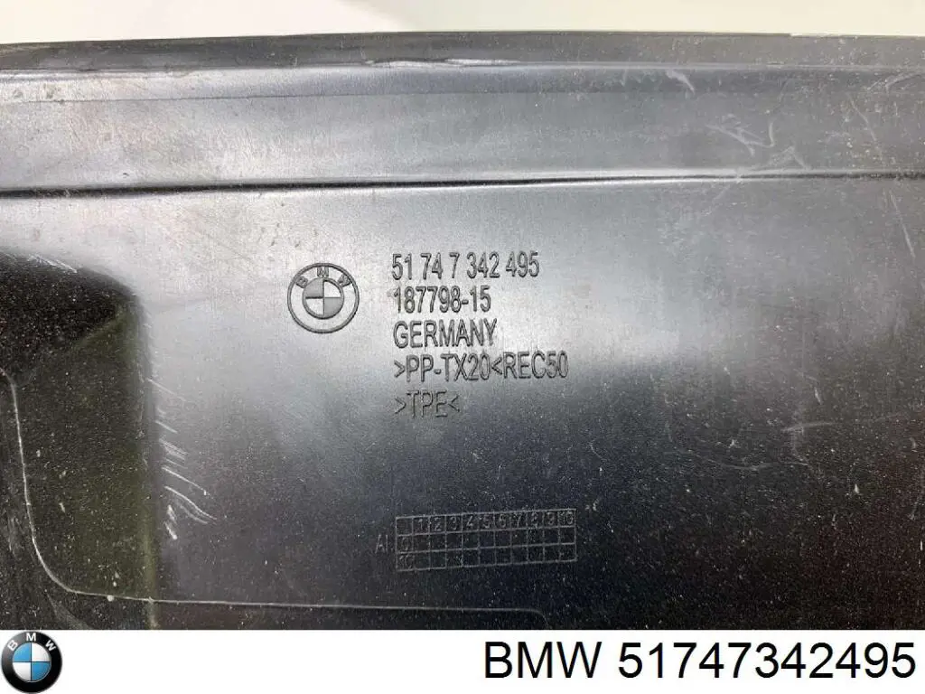 Deflector de aire del radiador izquierdo BMW 51747342495 precio, desde 173,50 EUR