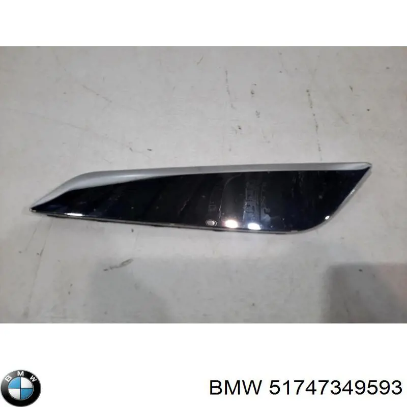Moldura de guardabarros delantero izquierdo BMW 51747349593 precio, desde 25,15 EUR