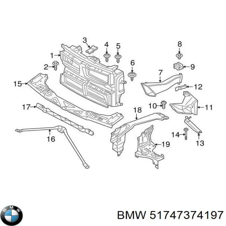 Deflector de aire del radiador Signeda PBM9959A precio, desde 163,61 EUR