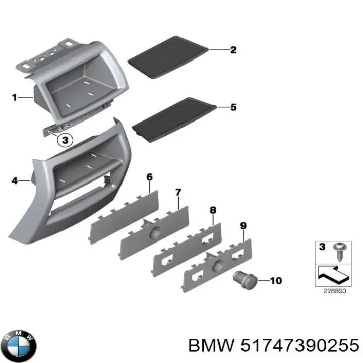  BMW 51747390255 precio, desde 17,59 EUR