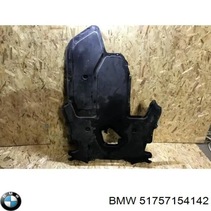 51757154142 BMW revestimiento de los bajos, parte media