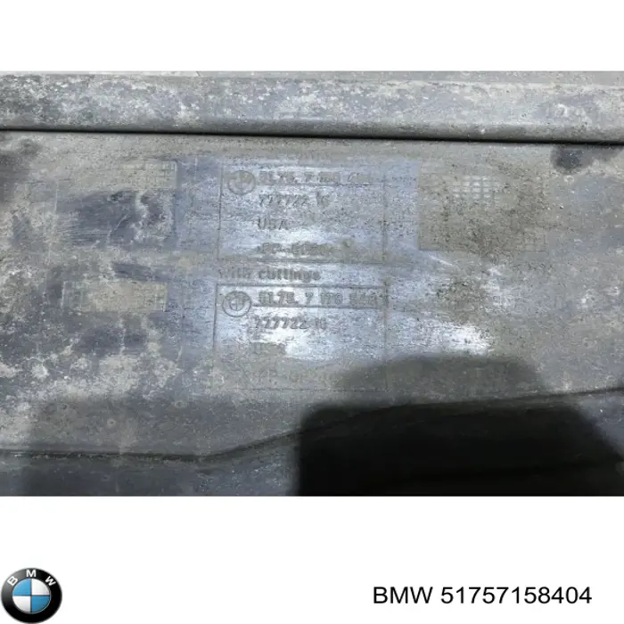 Comprar 51757158404 BMW Protección inferior derecha