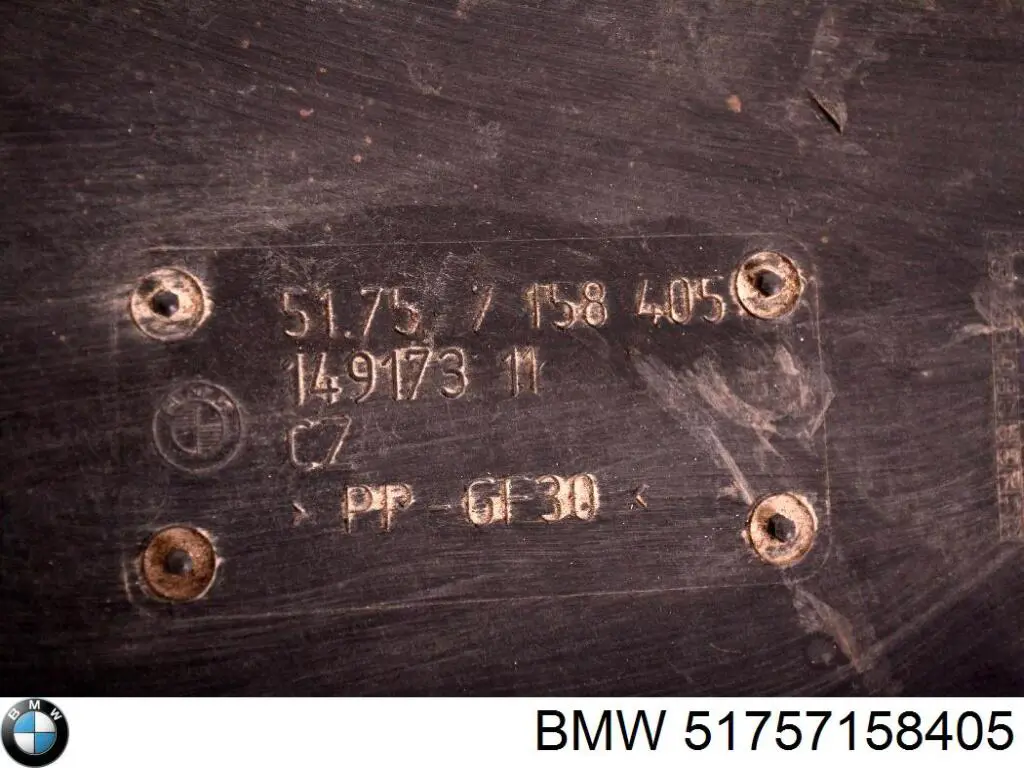 Comprar 51757158405 BMW Protector de cárter y depósito de combustible