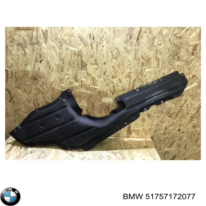 Moldura de cristal trasero 51757172077 BMW